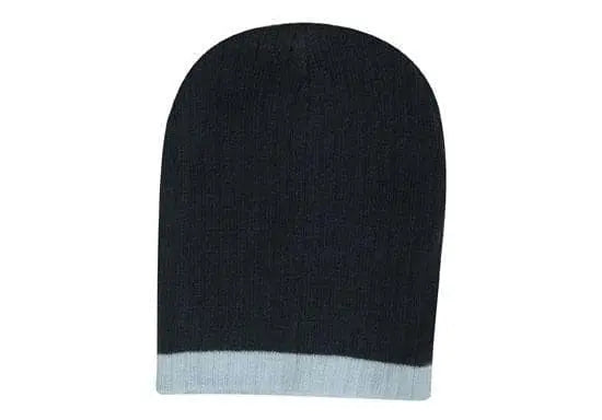 Headwear Two Tone Cable Knit Beanie X12 Metro Workwear.
